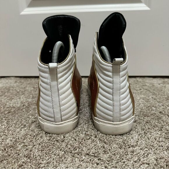Kenneth Cole Leather High Top Sneakers Women’s Size 9M - Picture 5 of 11